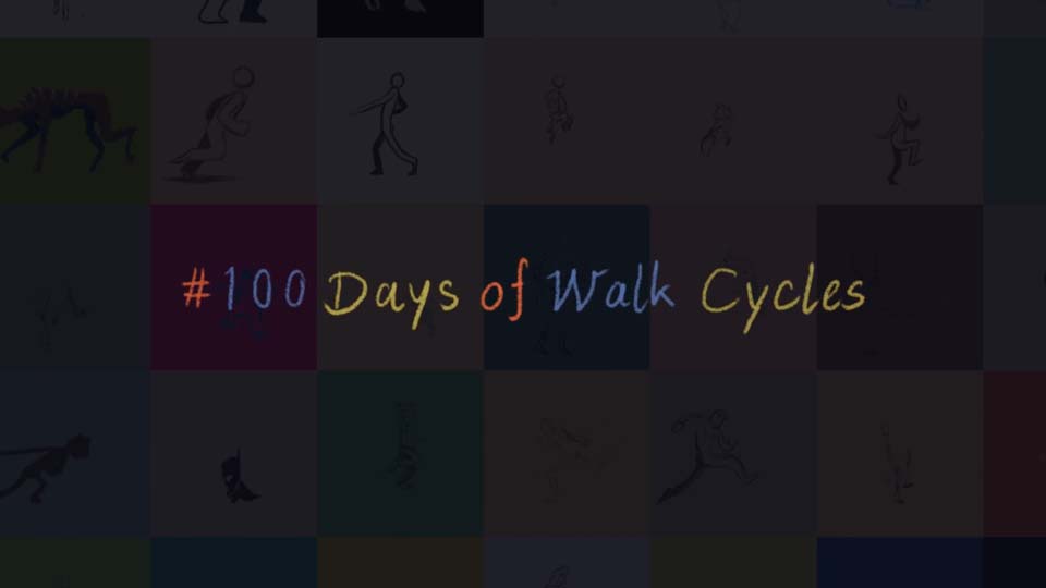 100 Days of Walk Cycle Cover